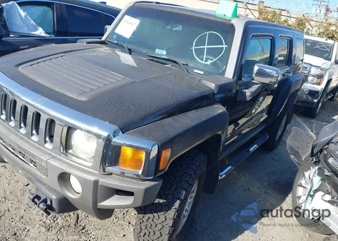 2007 Hummer H3 Suv из США, поврежденный, VIN 5GTDN13E778162776